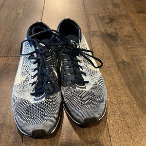 Nike Flyknit Racer women Size 6 US  blue Running Sneaker